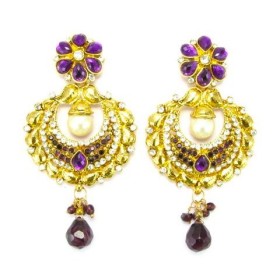 Ethnic Designer Gold Earrings